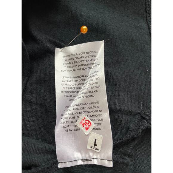 Wrangler Yellowstone Beth Dutton Crop Top Black Size M - Picture 6 of 8